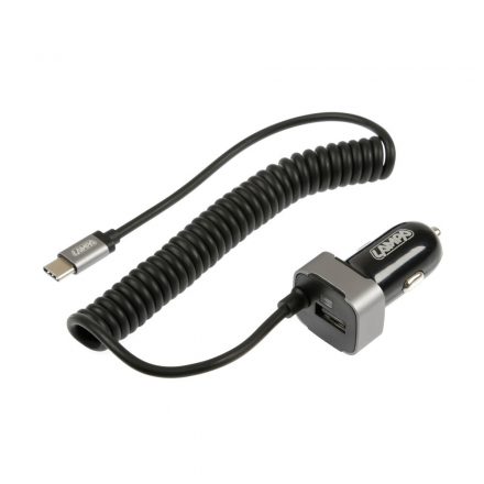 Lampa, USB Type-C töltő, USB aljzat, 3000mA