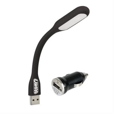 Lampa, USB COB LEDLÁMPA+SZIV.GY TÖLTŐ USB ALJZATTAL 1A