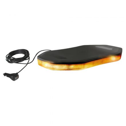 Lampa, Villogó, LED, Strobe Bar, Sárga, 16 Funkciós,10-30V