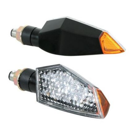 Lampa, Motoros Index, Typhoon, LED, Pár, Fekete