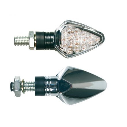 Lampa, Motoros Index, Penta, LED, Pár, Króm