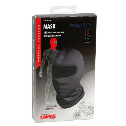 Lampa "Mask-Pro" motorkerékpáros mikroszálas méli Maszk / balaklava