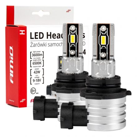 Amio Led Izzók H-Mini Szeria HB4 42W 6500K 2db