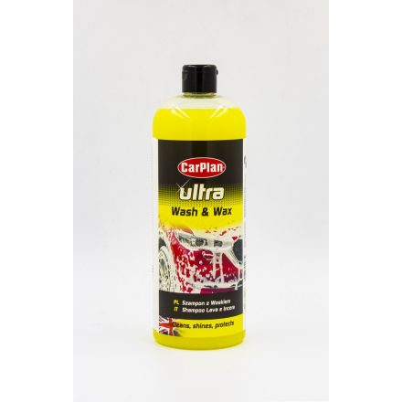 CarPlan, Ultra, Wash&Wax, Sampon, 1l