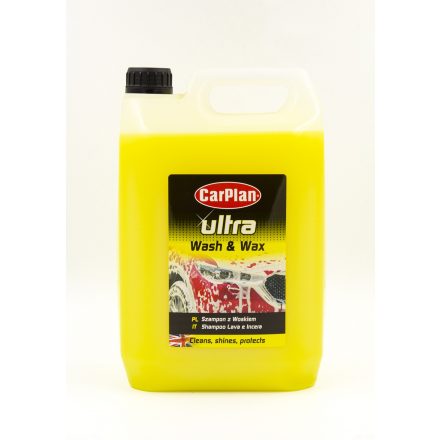 CarPlan, Ultra, Wash&Wax, Sampon, 5l