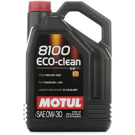 Motul, Eco-Clean, 8100 Motorolaj 0W-30, 5L