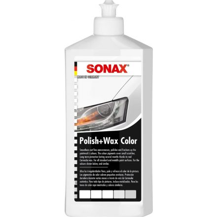 Sonax, Polír & Wax, Fehér, 500ml