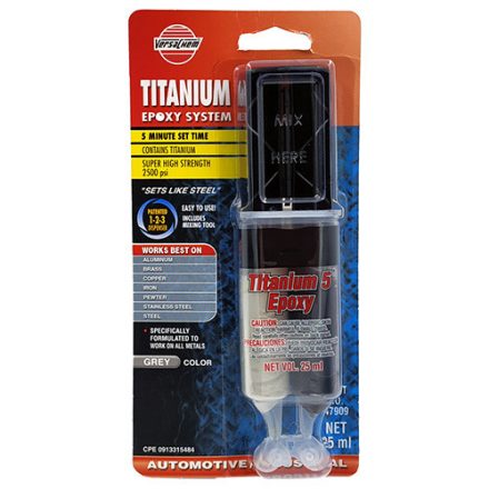 VersaChem, Titanium, Epoxy Fémragasztó, Kétkomponensű, 25ml