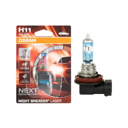 Osram, IZZÓ 12 V H11 +150% / DB NBL NEXT