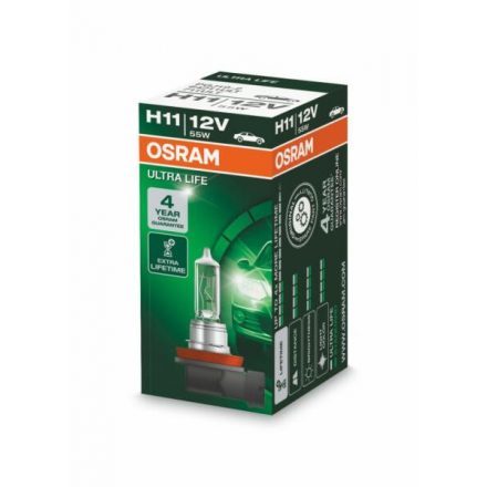 Osram, H11 Izzó Ultralife, 12V 55W, Darabos