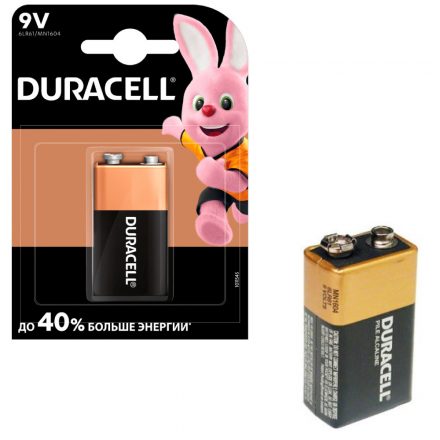 Duracell Basic Alkáli Elem 9V 6LR61/MN1604