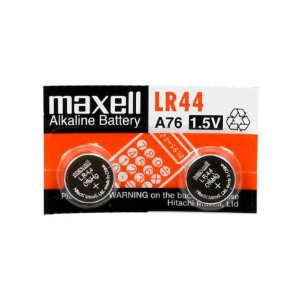 Maxell LR44W Alkáli  Elem