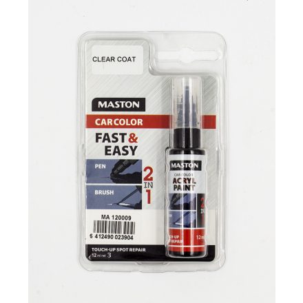 Maston, Javító Stift, 2in1, Színtelen lakk, 12ml