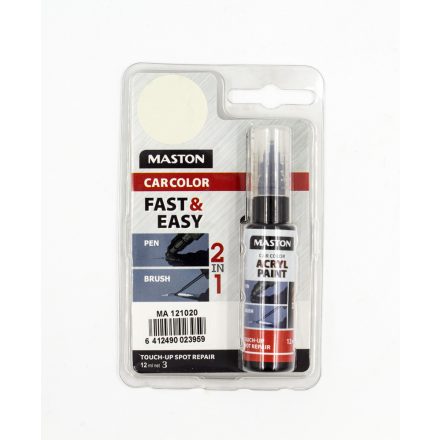 Maston, Javító Stift, 2in1, Fehér, 12ml