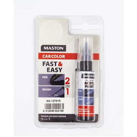 Maston, Javító Stift, 2in1, Ezüst, Metál, 12ml