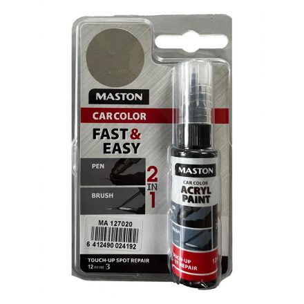 Maston, Javító Stift, 2in1, Ezüst, Metál, 12ml