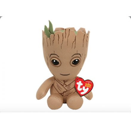 Ty, Squisy Beanie Babies, Marvel Groot