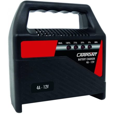 Carpoint, Akkutöltő, 4A, 12V